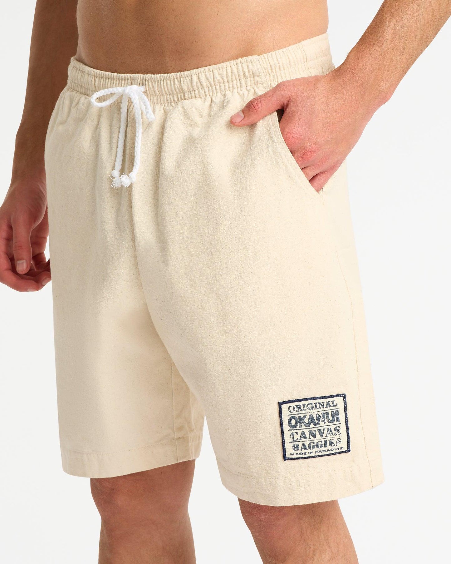 Mens Classic Short - Original Canvas Baggie Natural