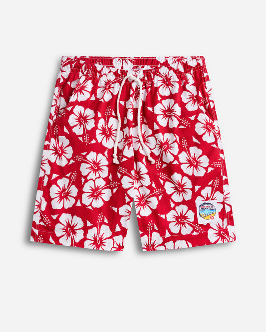 Mens - Classic Shorts - Hibiscus Red