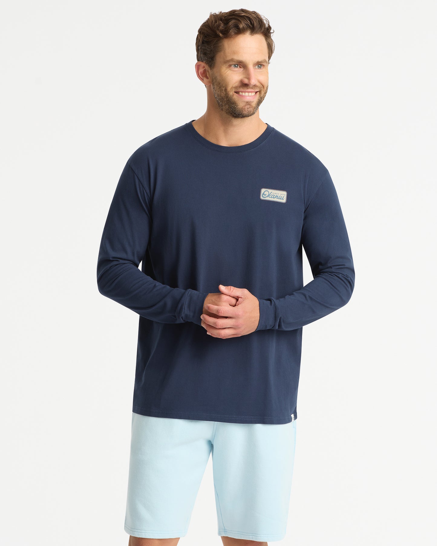 Mens - Signpost LS T'Shirt - Navy
