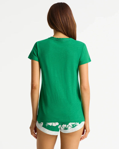Womens Staple Slim T'Shirt - Emerald