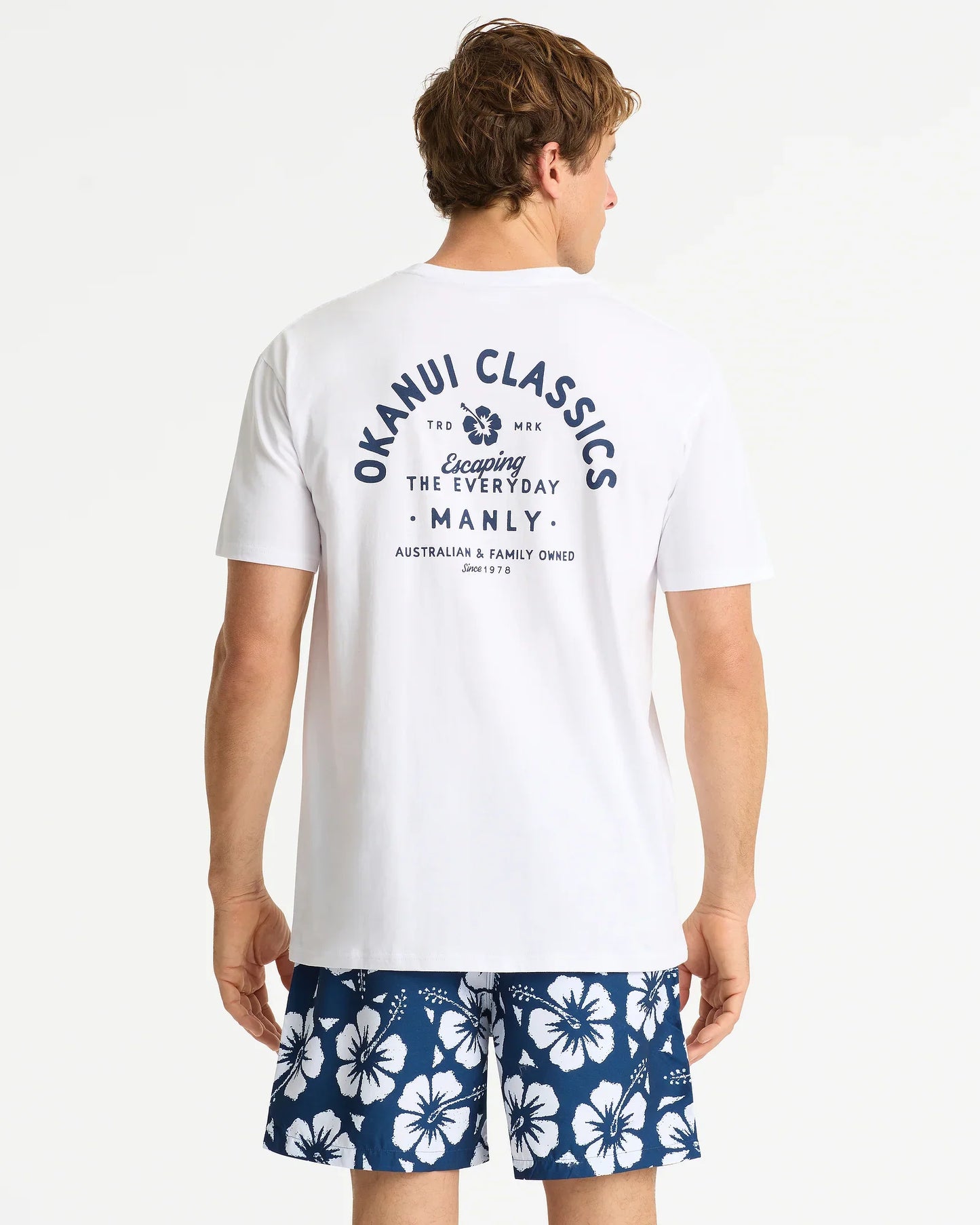 Destination Lockup T'Shirt - Manly White