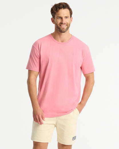 Mens Staple T'Shirt - Washed Rose