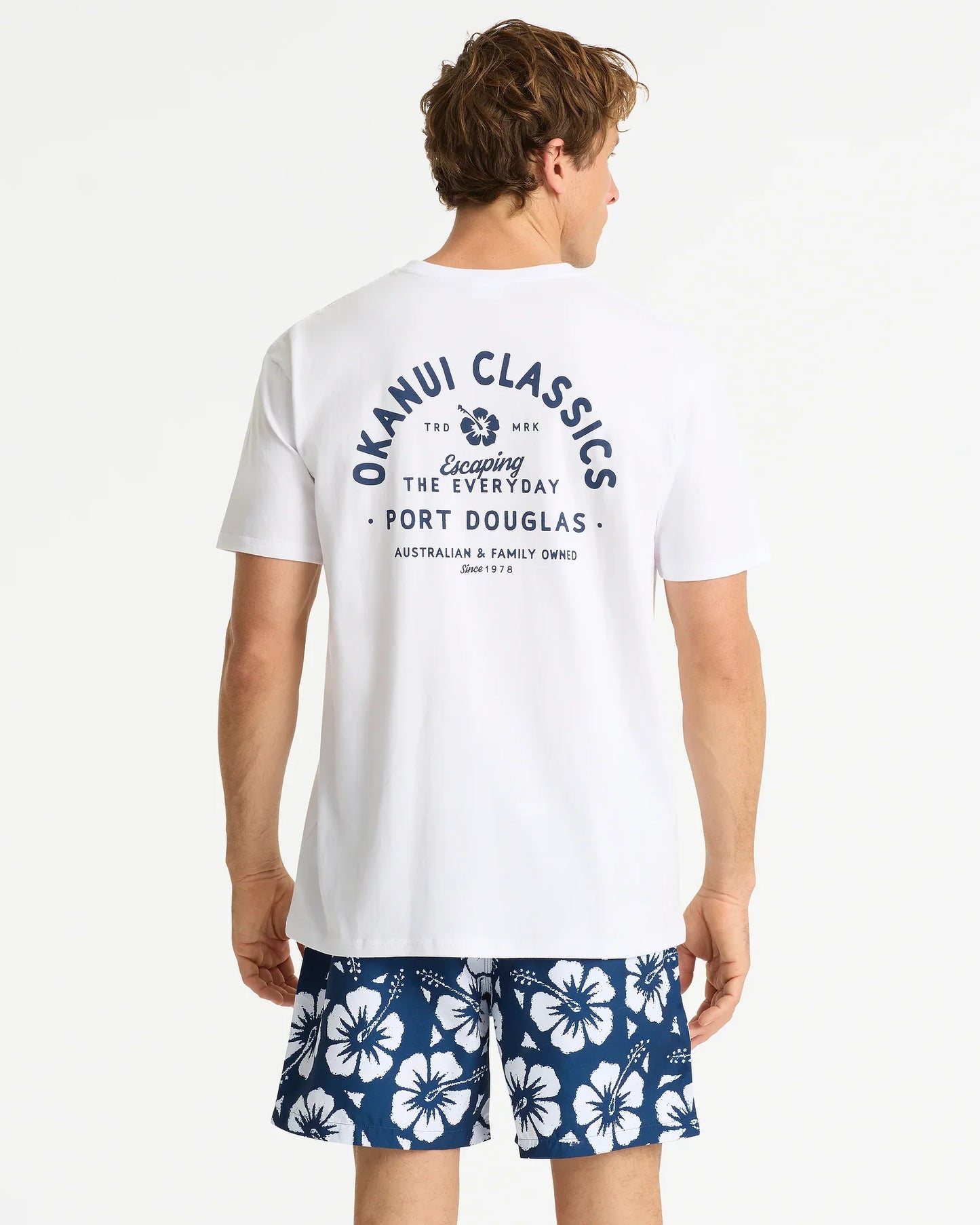 Destination Lockup T'Shirt - Port Douglas White