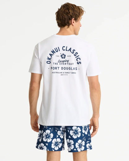 Destination Lockup T'Shirt - Port Douglas White