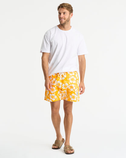 Mens - Classic Short Shorts - Hibiscus Yellow