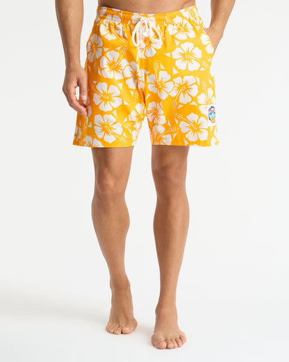 Mens - Classic Short Shorts - Hibiscus Yellow