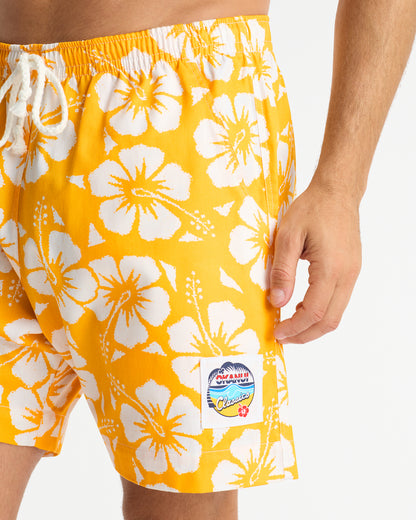 Mens - Classic Short Shorts - Hibiscus Yellow