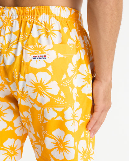 Mens - Classic Short Shorts - Hibiscus Yellow