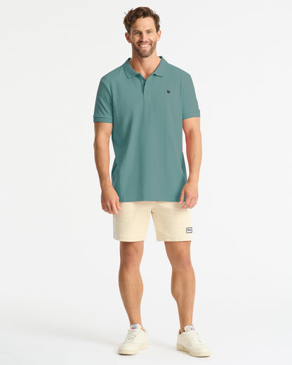 Mens - Polo Shirt - Classic - Petrol