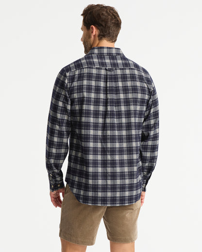 Mens - Rambler LS Check Shirt - Navy