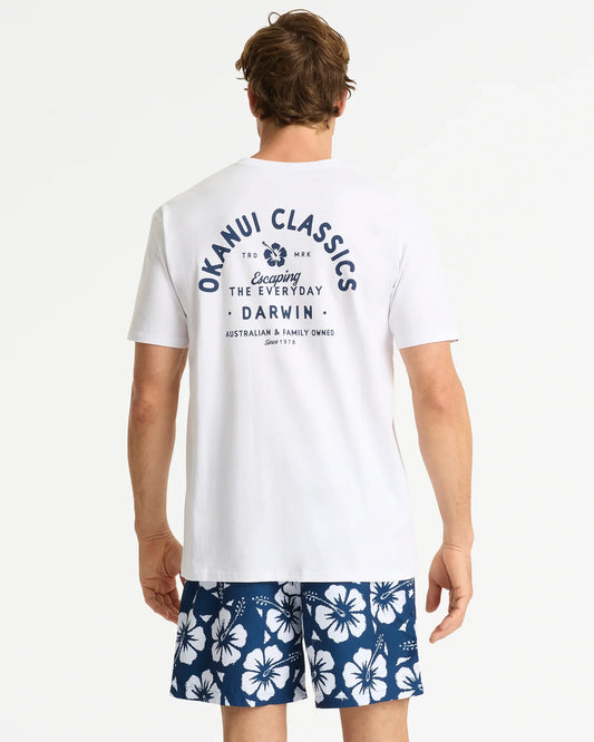 Destination Lockup T'Shirt - Darwin White