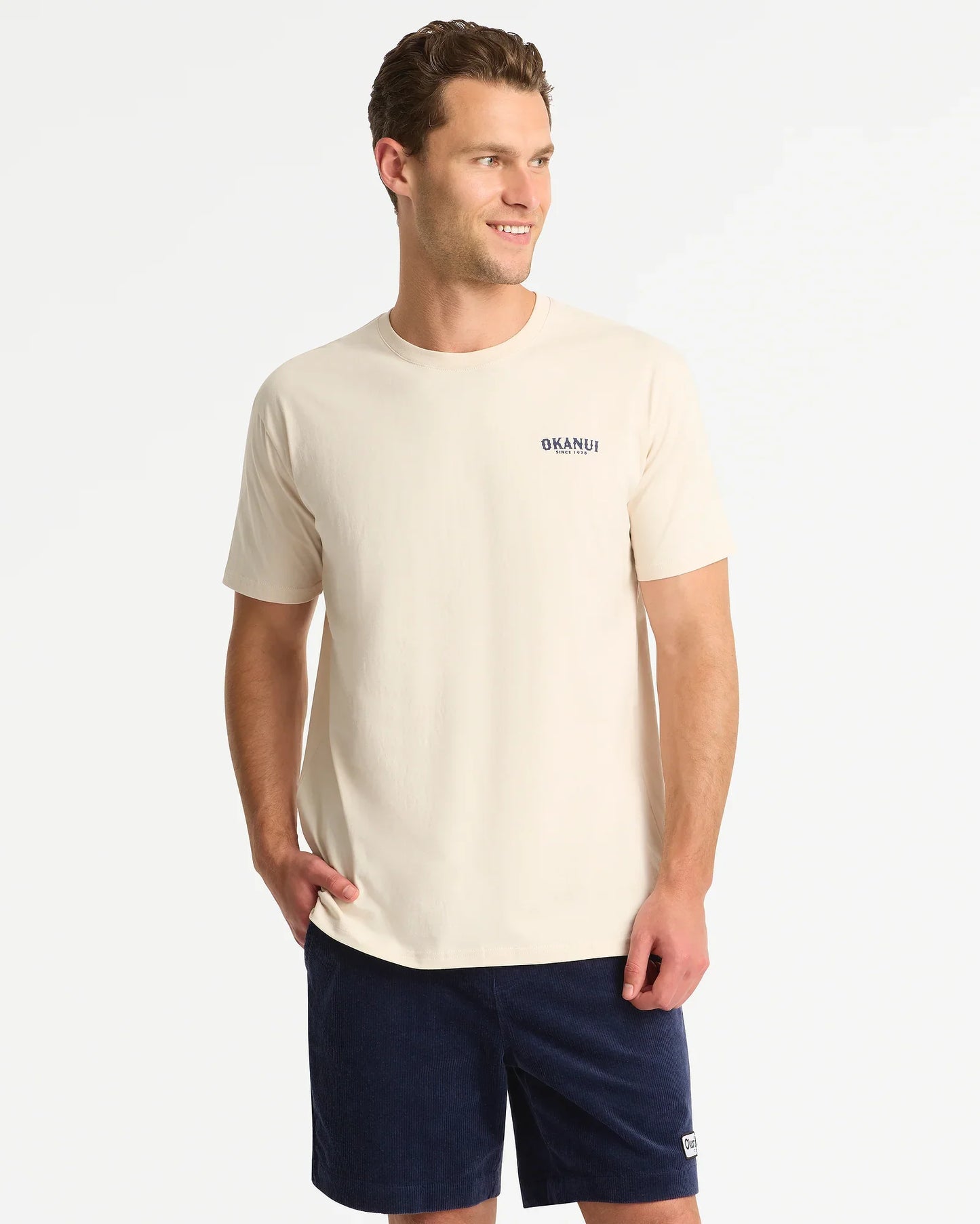 Mens Wyatt T'Shirt - Stone