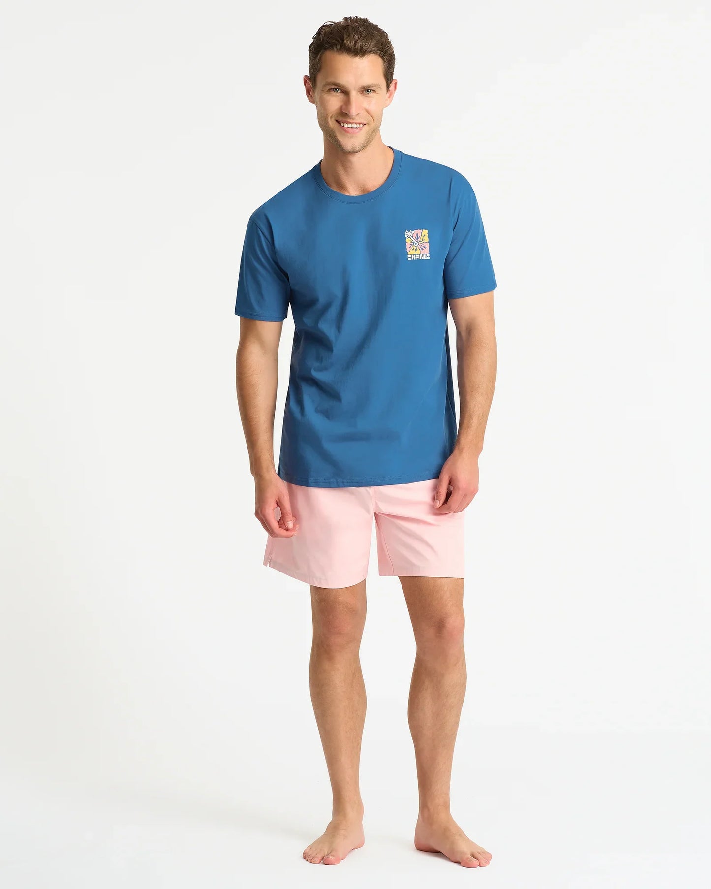 Mens Coral T'Shirt - Indigo