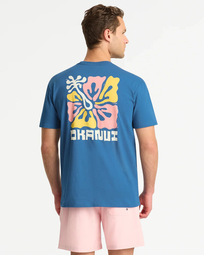 Mens Coral T'Shirt - Indigo
