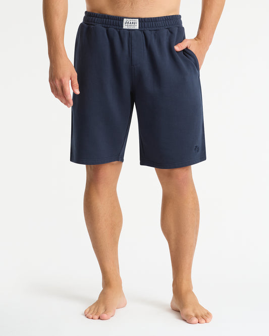 Mens - Heritage Fleece Walkshort - Washed Navy