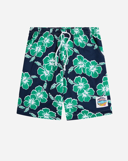 Mens Classic Short - Tri Colour Navy Emerald White