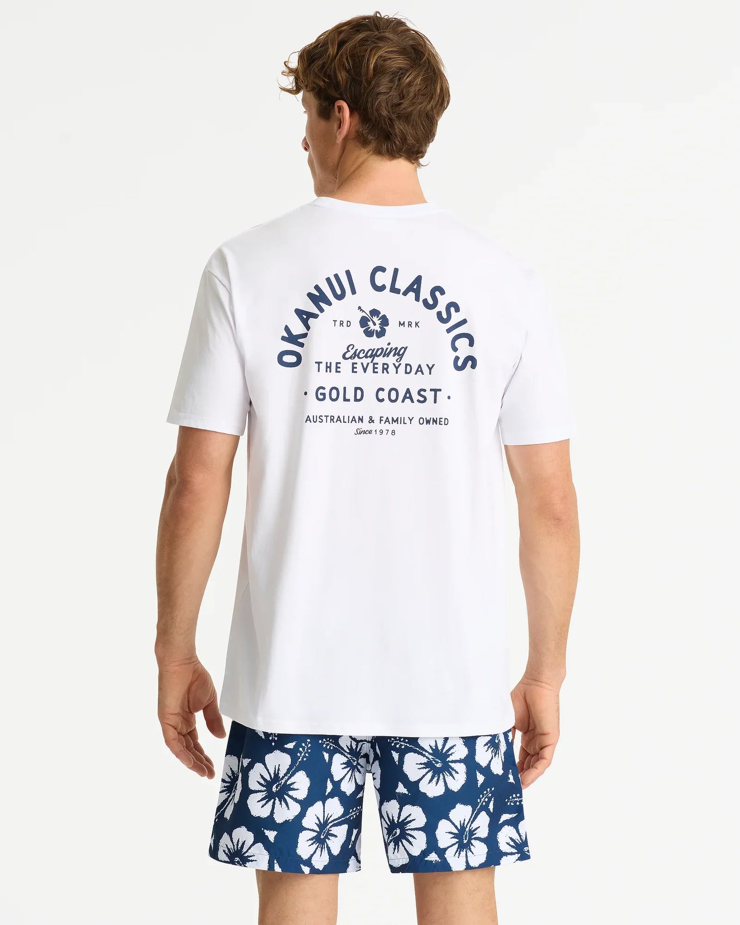 Destination Lockup T'Shirt - Gold Coast White