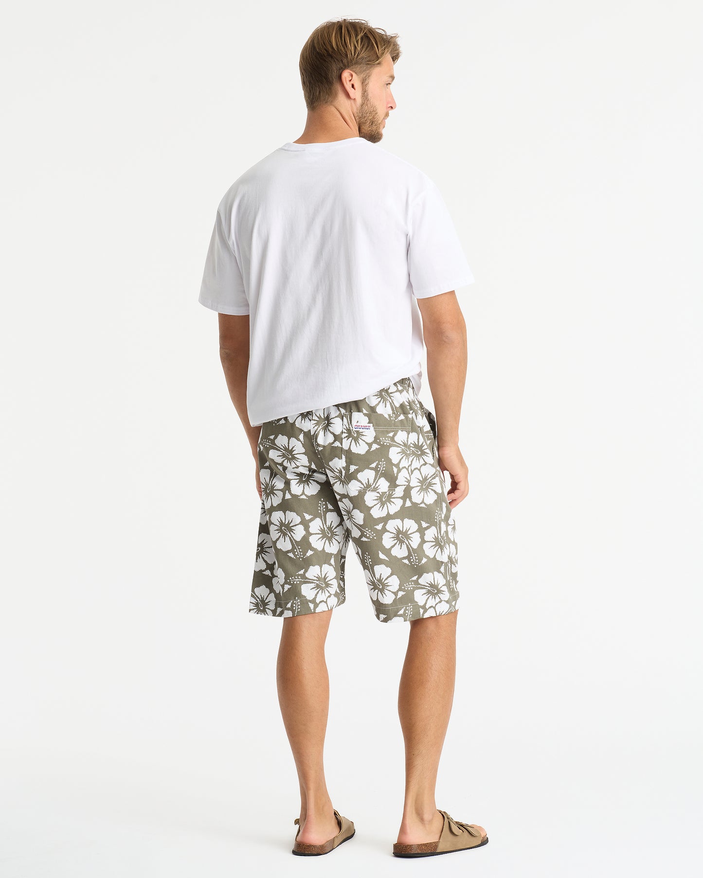 Mens - Classic Shorts - Hibiscus Olive