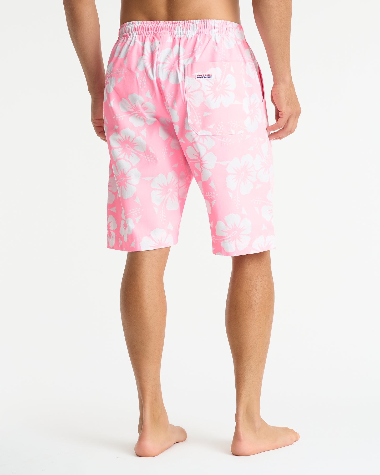 Mens - Classic Shorts - Hibiscus Pale Pink