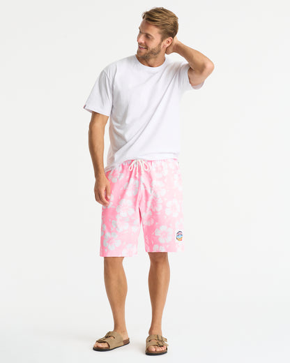 Mens - Classic Shorts - Hibiscus Pale Pink