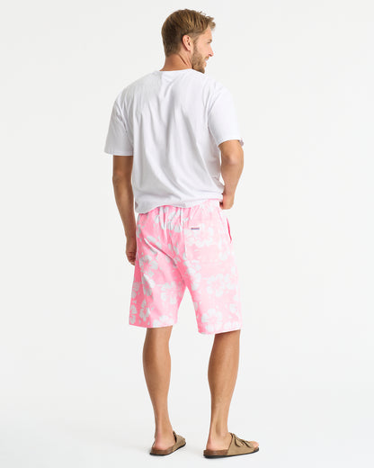 Mens - Classic Shorts - Hibiscus Pale Pink