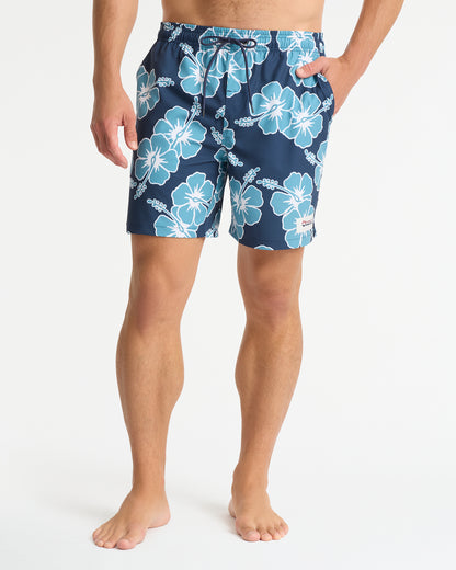 Mens - Way Back When Swim Short - Navy Petrol