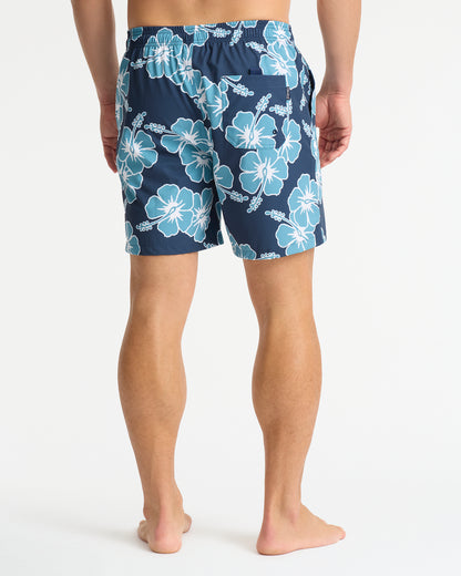 Mens - Way Back When Swim Short - Navy Petrol