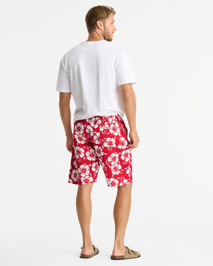 Mens - Classic Shorts - Hibiscus Red