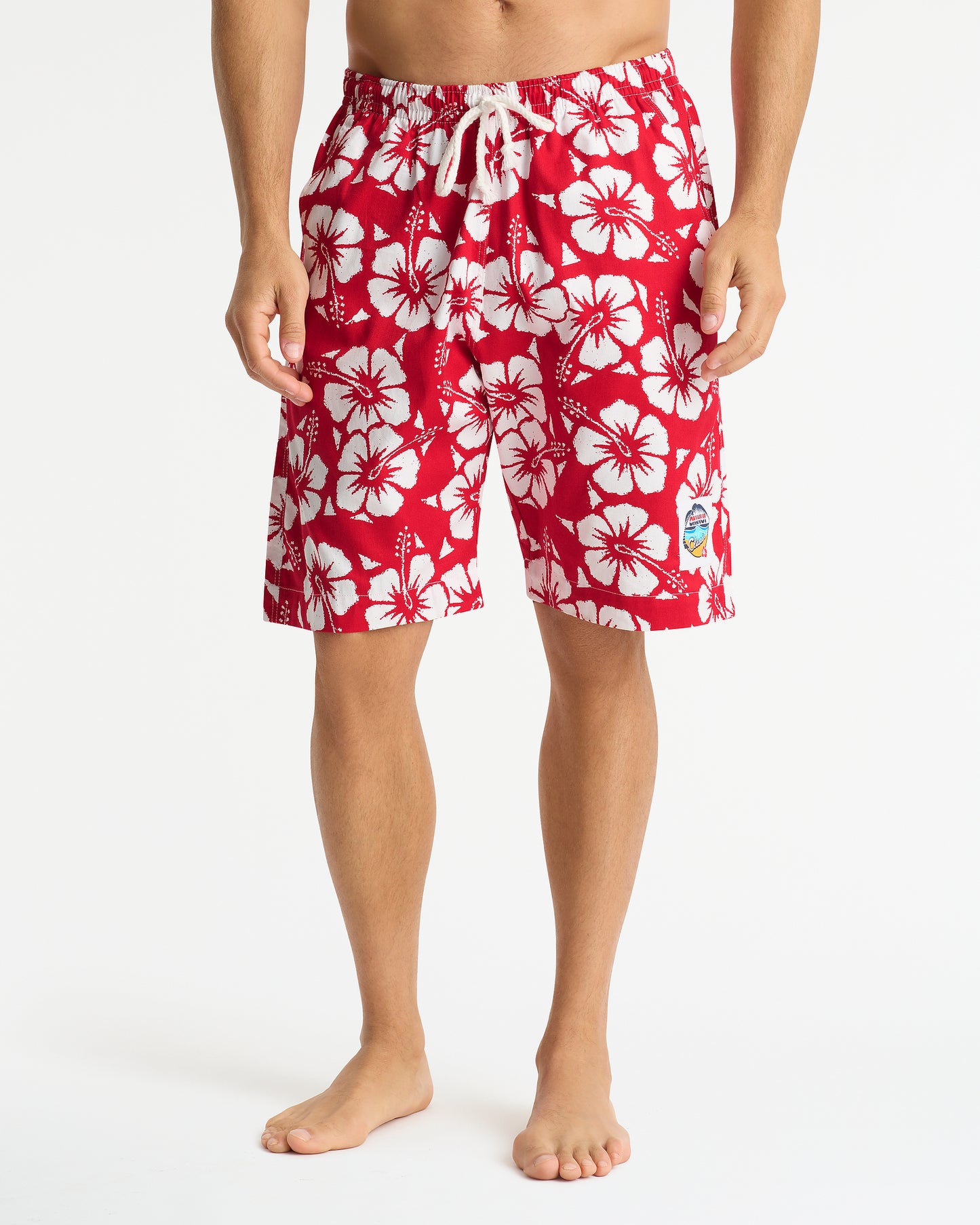 Mens - Classic Shorts - Hibiscus Red