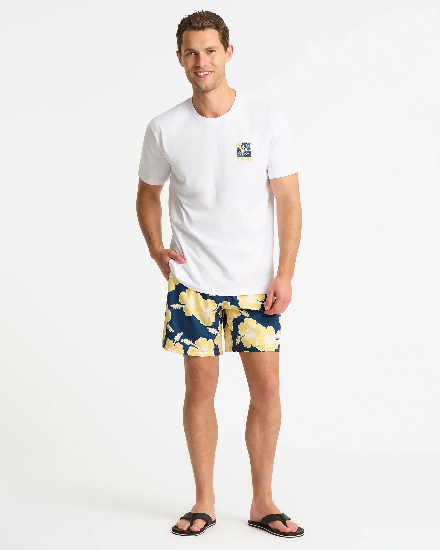 Mens Coral T'Shirt - White