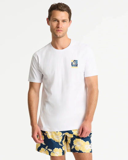 Mens Coral T'Shirt - White