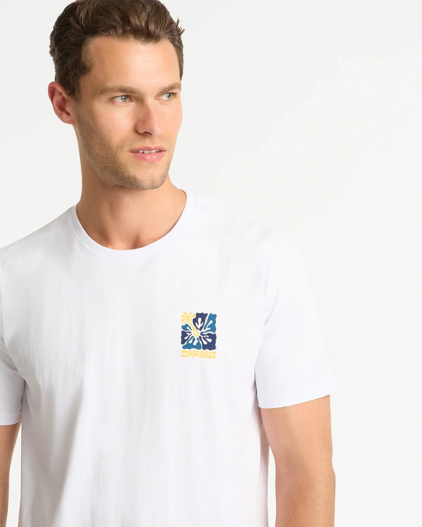 Mens Coral T'Shirt - White