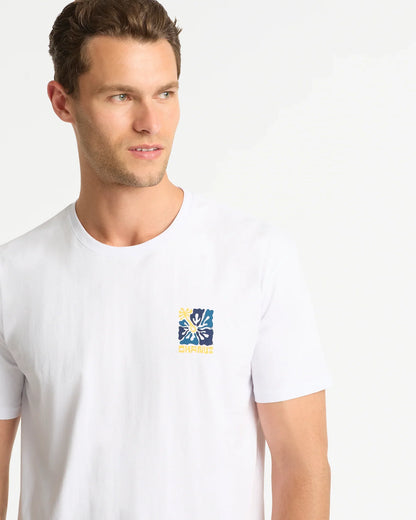 Mens Coral T'Shirt - White