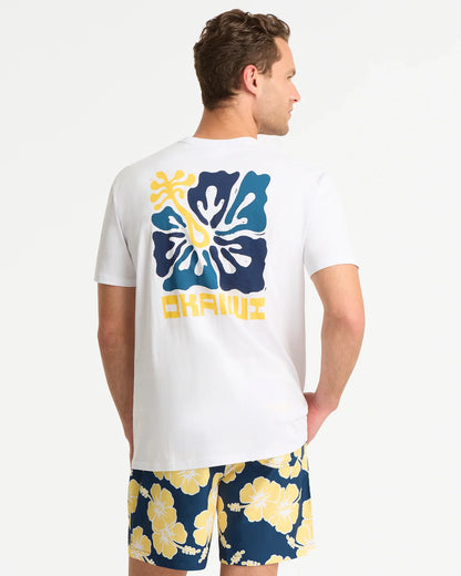 Mens Coral T'Shirt - White