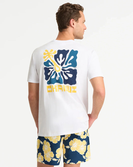 Mens Coral T'Shirt - White