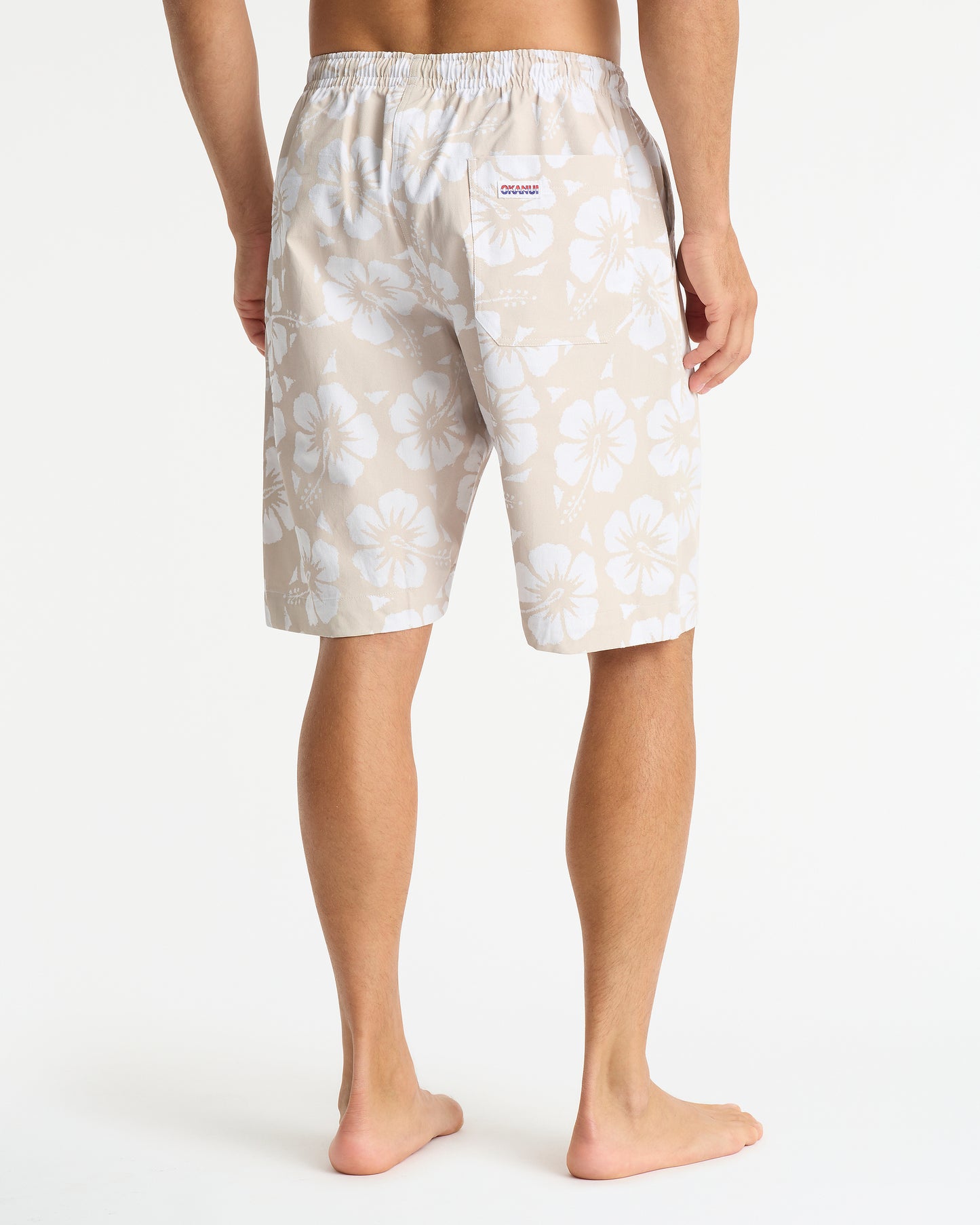 Mens - Classic Shorts - Hibiscus Stone