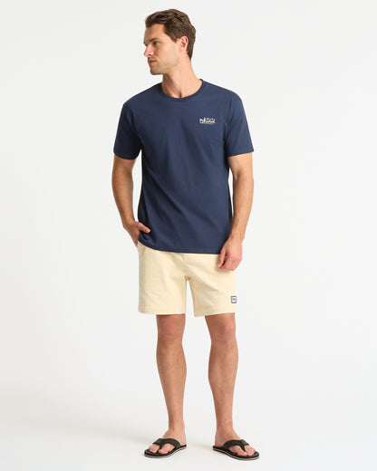 Mens Script T'Shirt - Navy