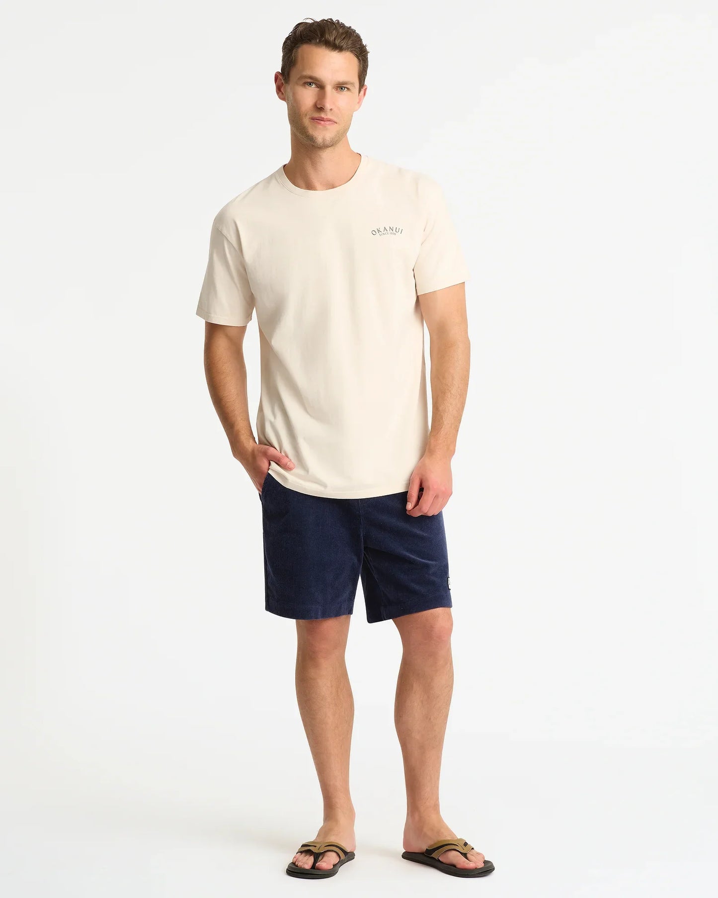 Mens Album T'Shirt - Washed Stone