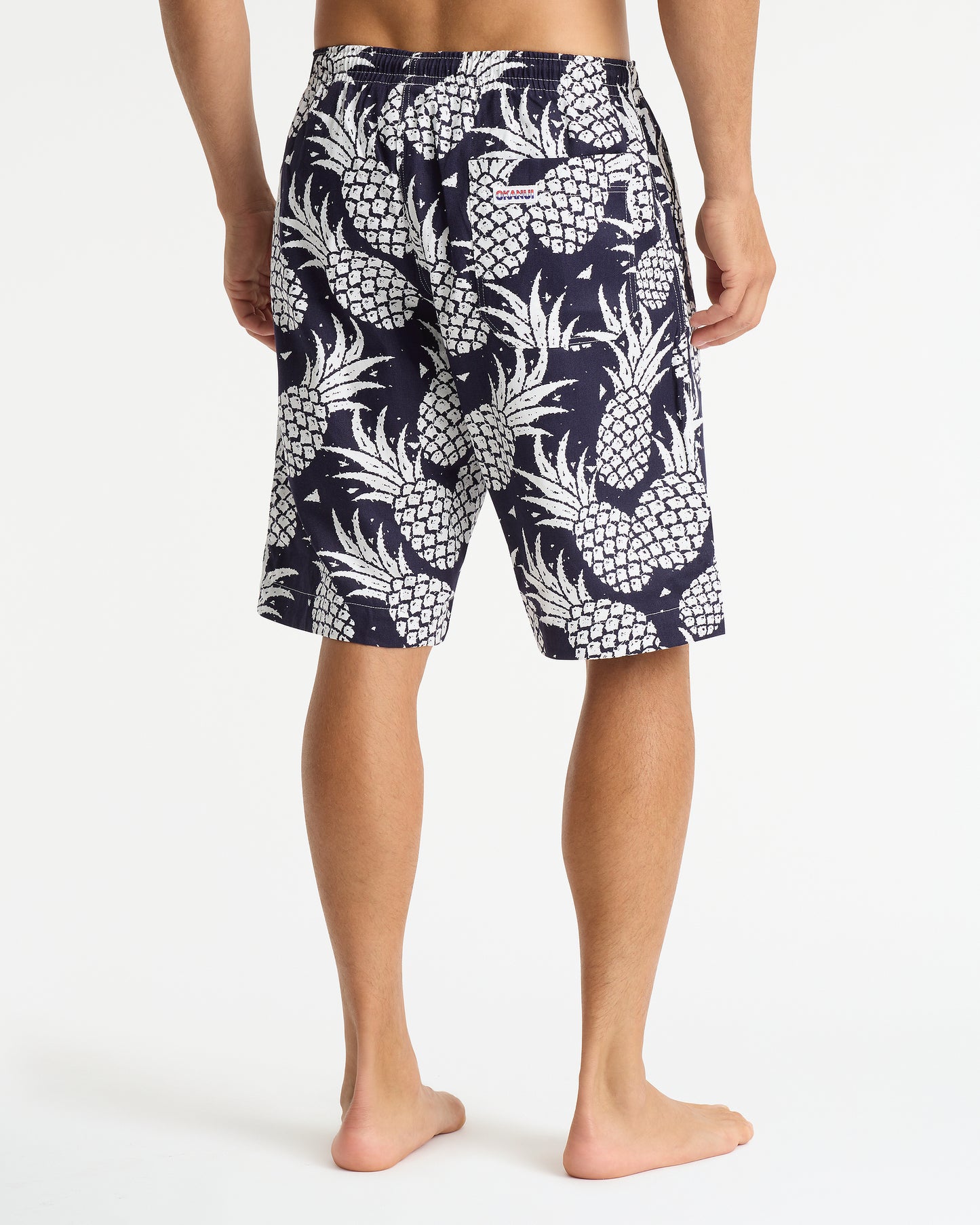 Mens - Classic Shorts - Pineapples Navy