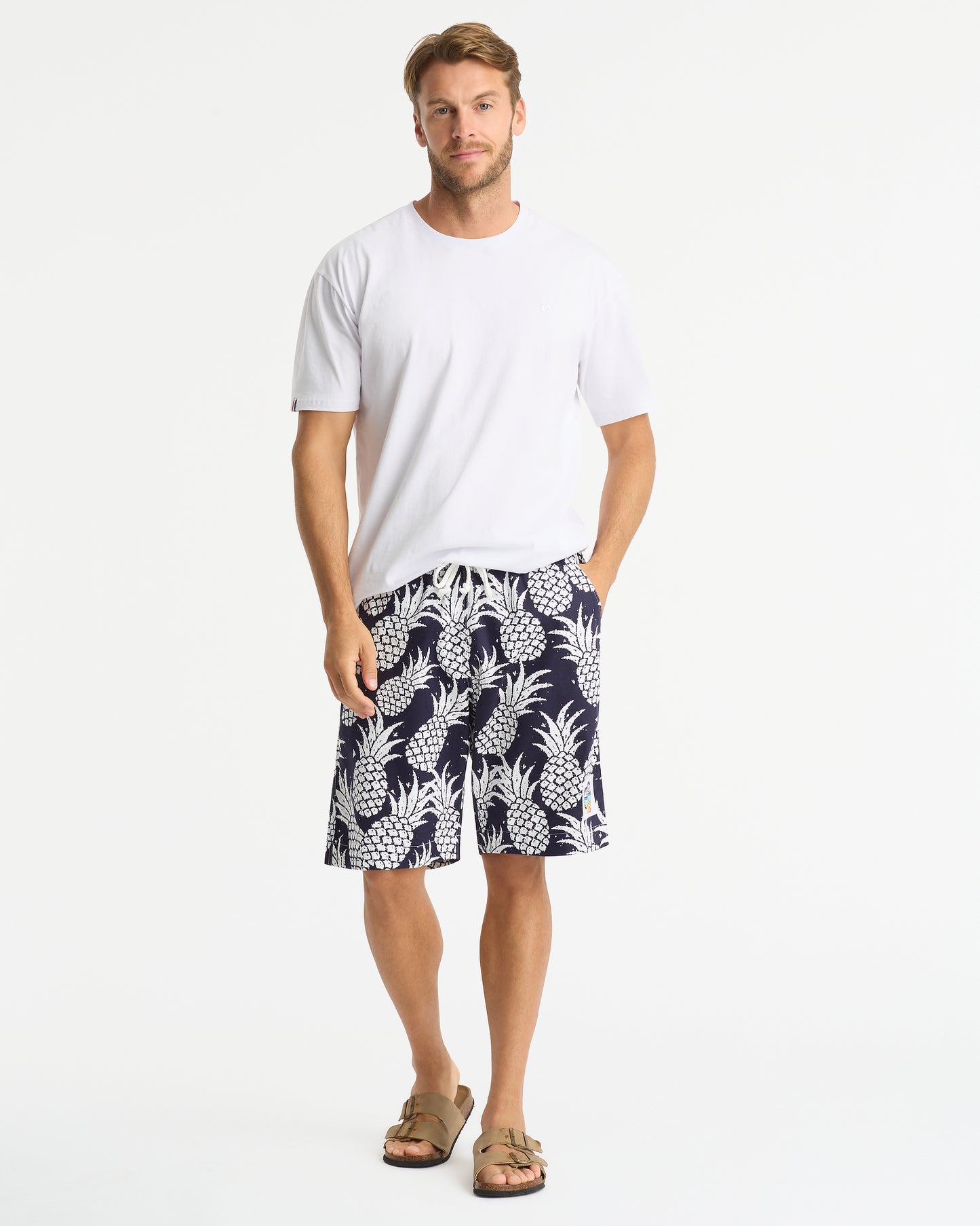 Mens - Classic Shorts - Pineapples Navy