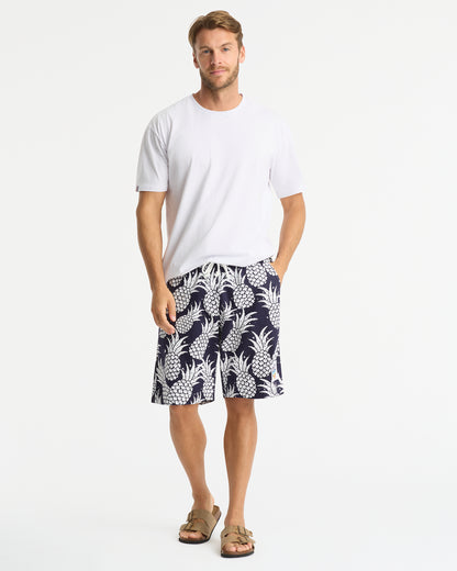 Mens - Classic Shorts - Pineapples Navy