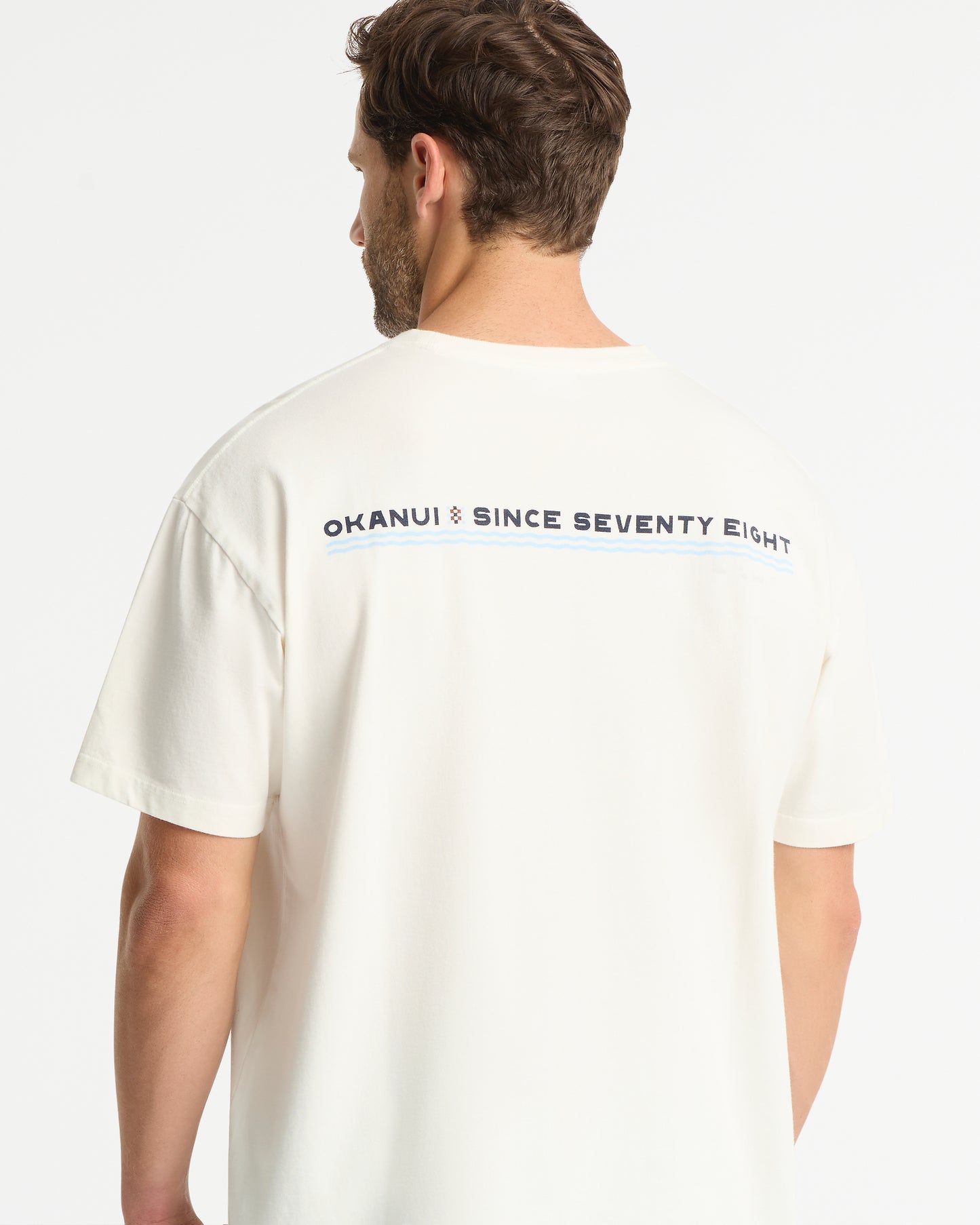 Mens - Ripple Boxy T'Shirt - Washed White