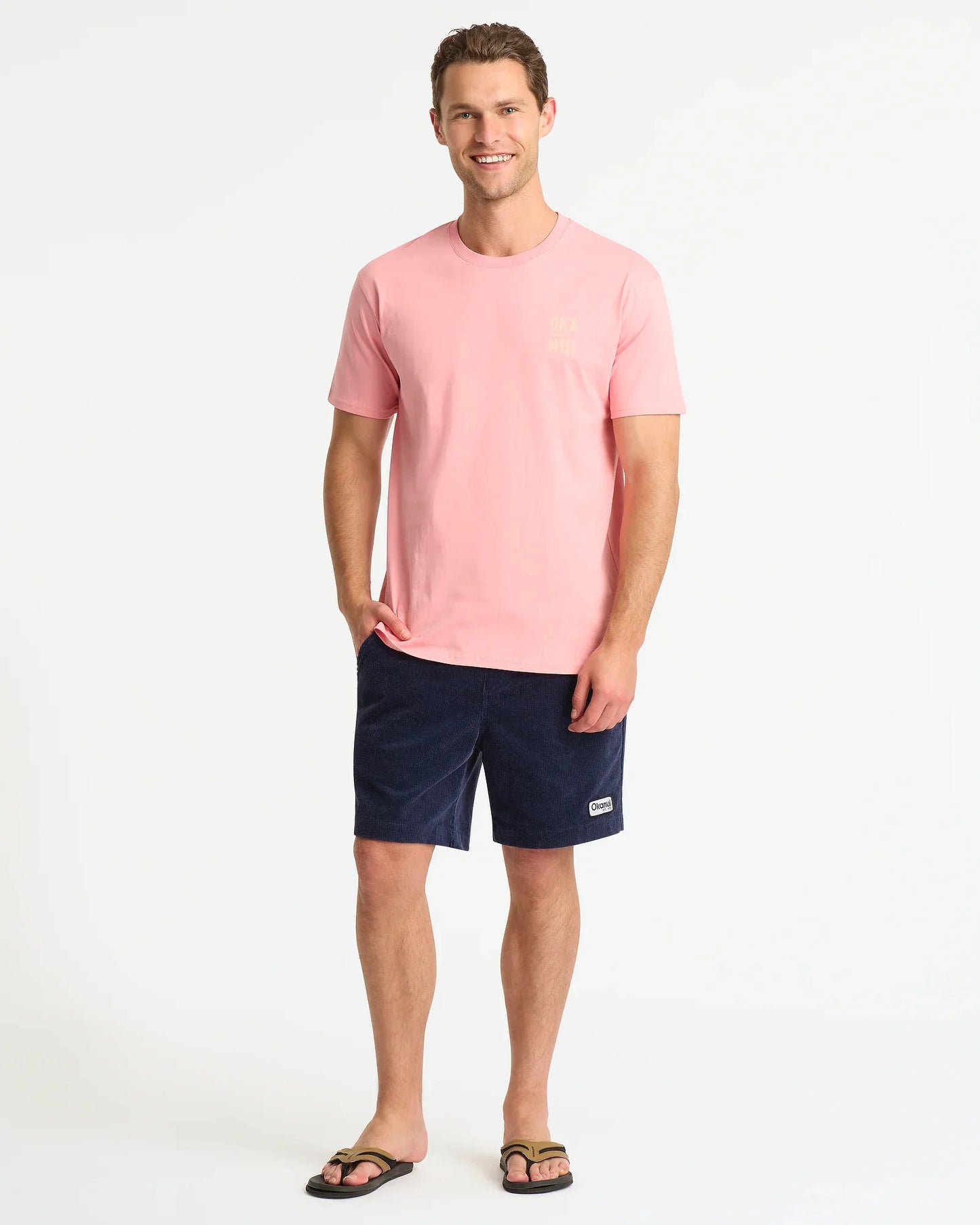 Mens Stack T'Shirt - Rose