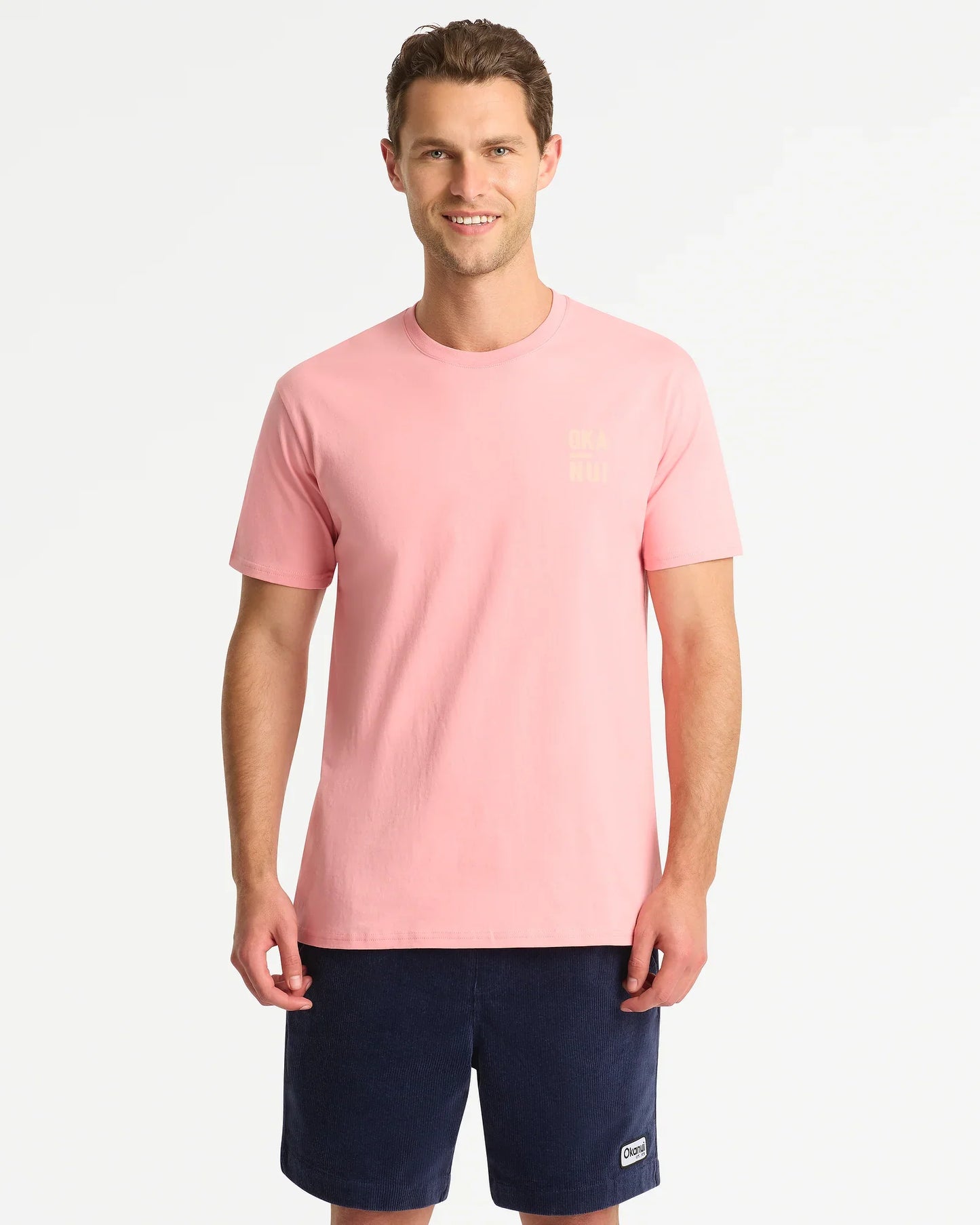 Mens Stack T'Shirt - Rose