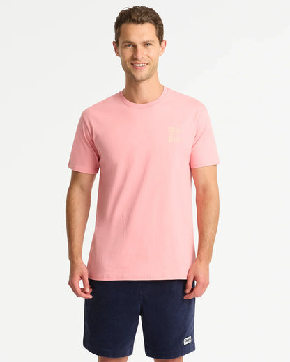 Mens Stack T'Shirt - Rose