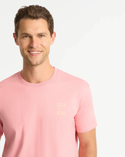 Mens Stack T'Shirt - Rose