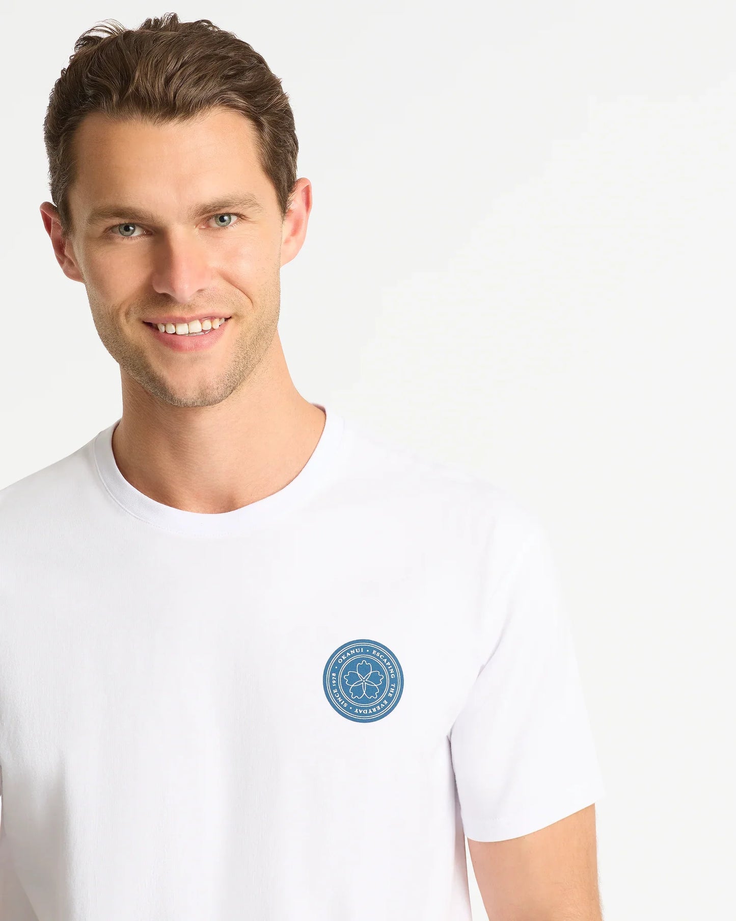 Mens Fineline T'Shirt - White