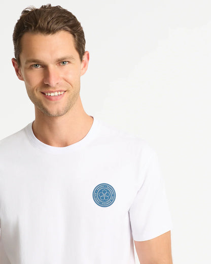Mens Fineline T'Shirt - White