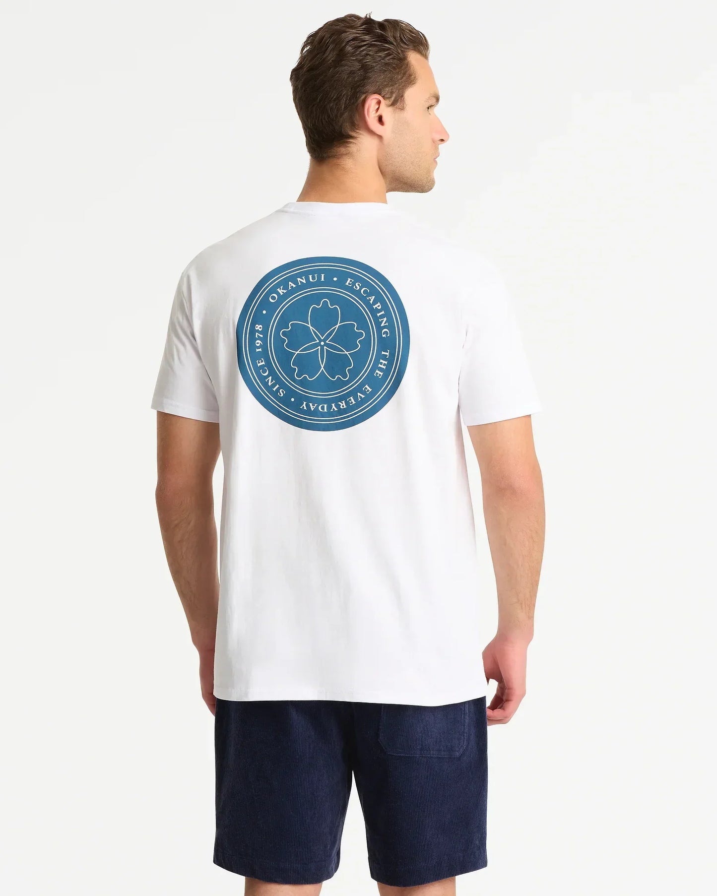 Mens Fineline T'Shirt - White