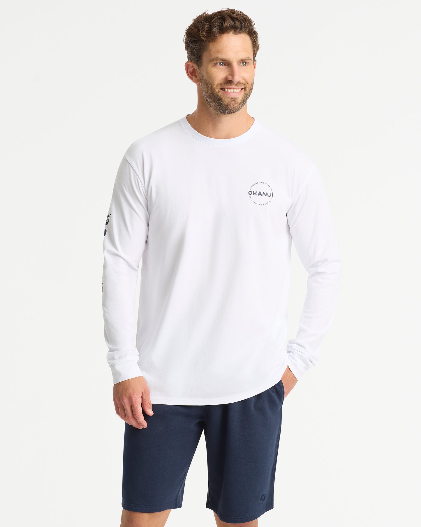 Mens - Trade LS T'Shirt - White
